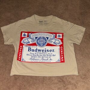 Budweiser cropped tee